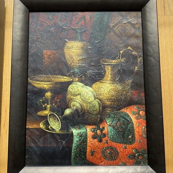 2 beautiful framed Moroccan paintings from Morocco​ - Picture 3 of 6